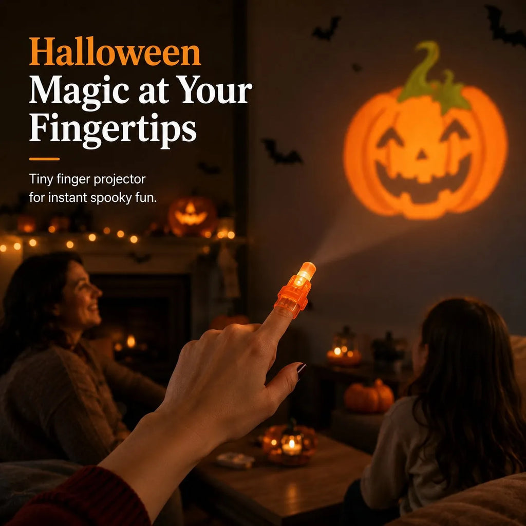 GlowFright LED Finger Lights — 60 Pack