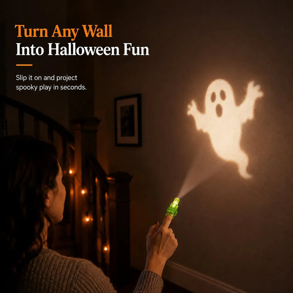 GlowFright LED Finger Lights — 60 Pack