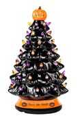 Pre-Lit Halloween Ceramic Tree