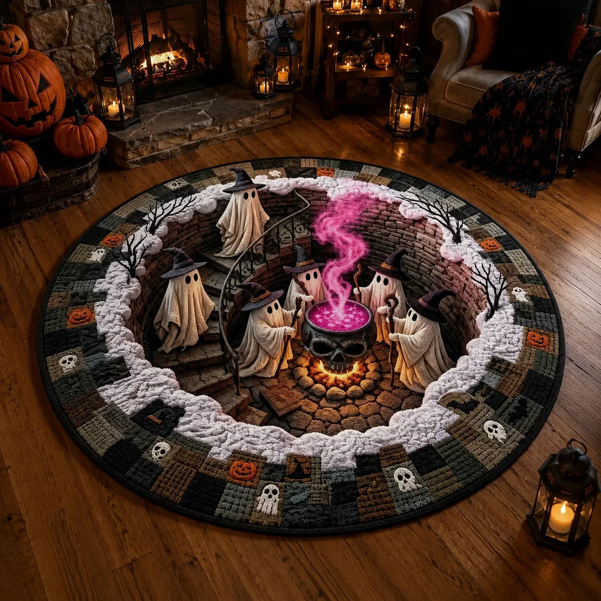 Halloween Vortex Rug design 7