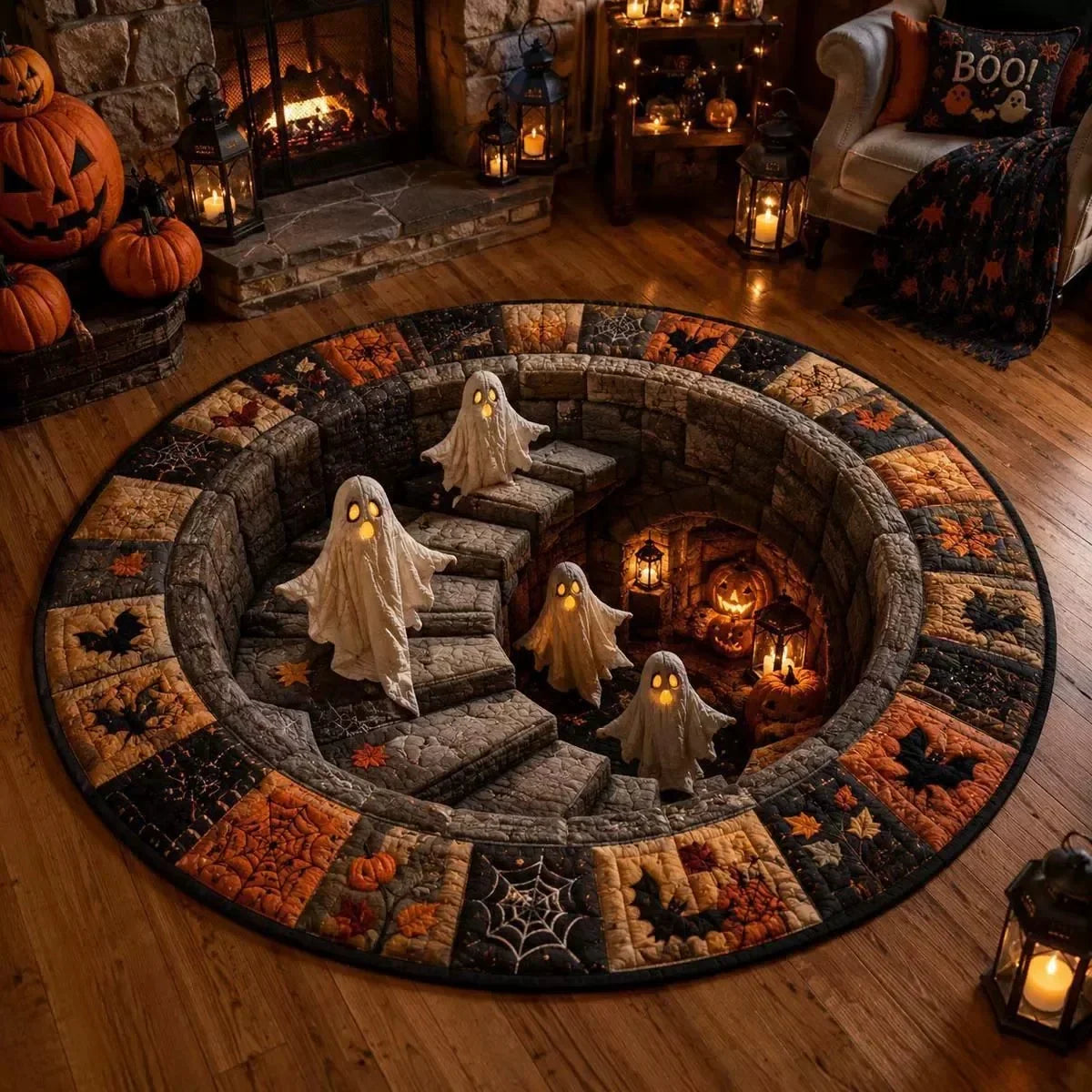 Halloween Vortex Rug design 8