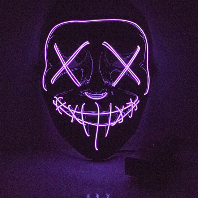 Neon Nightmare LED Mask