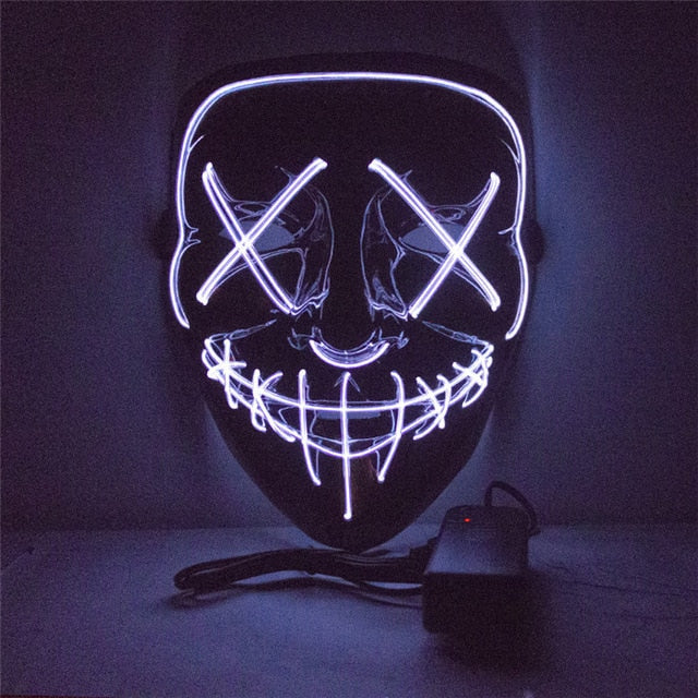 Neon Nightmare LED Mask